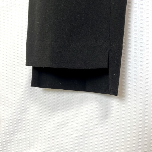 Laundry by Shelli Segal Black Step Hem Ankle Pants Slacks w/ Matching Belt -Sz 8 - Picture 6 of 11